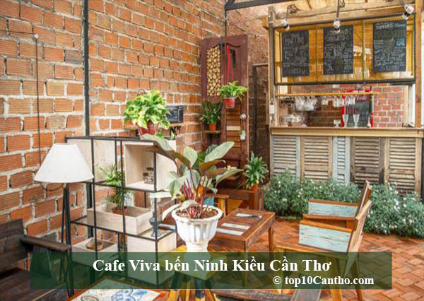Cafe Viva bến Ninh Kiều Cần Thơ