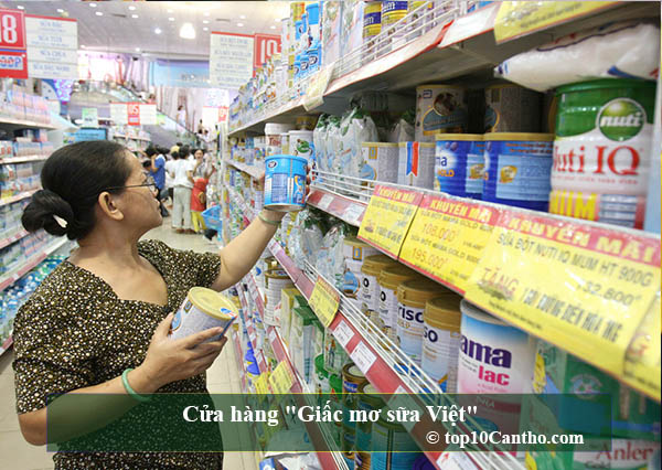 Cửa hàng "Giấc mơ sữa Việt"