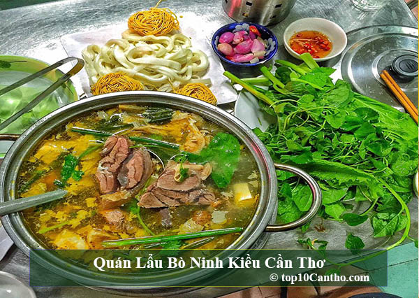  Top 10 Quán Lẩu Bò ngon rẻ bổ dưỡng tại Ninh Kiều Cần Thơ